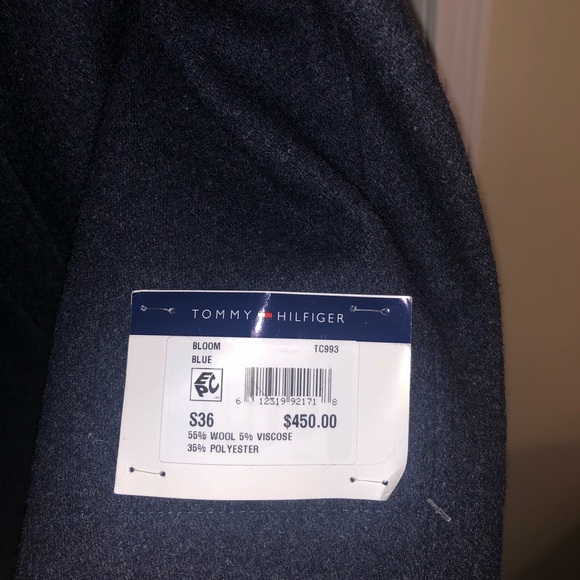 Tommy Hilfiger Wool Trench Coat sz36 - Picture 5 of 8